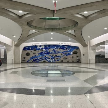Grand Central Madison - Pretty level with artwork before you reach your platform - Train Stations Near Me - New York, New York