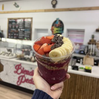 Blended Pedaler - a person holding a smoothie in a cup - Juice Bars & Smoothies Near Me - Abingdon, Virginia