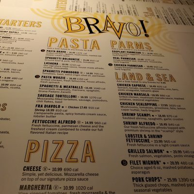 Menu photo 1 Bravo! Italian Kitchen Louisville, KY