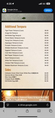 Menu photo 8 Tendon Kohaku Bellevue, WA Menu photo 8 Tendon Kohaku Bellevue, WA