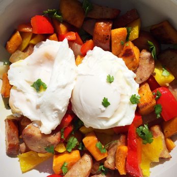 RealFoodRx - Our signature MetroWest Skillet with two poached eggs. Oh my! - Food Delivery Services Near Me RealFoodRx - Our signature MetroWest Skillet with two poached eggs. Oh my! - Food Delivery Services Near Me