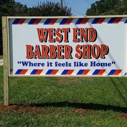West End Barbershop - Look for the sign, 1st front door seperate from rest of house.