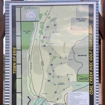 Coal Creek Disc Golf Course - Coal Creek Disc Golf course map - Disc Golf Near Me - Erie, Colorado Coal Creek Disc Golf Course - Coal Creek Disc Golf course map - Disc Golf Near Me - Erie, Colorado