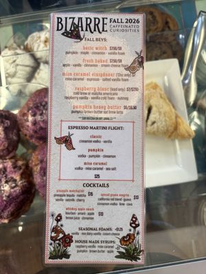 Menu photo 1 Bizarre Coffee Roswell, GA