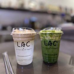 Coco-phe + Egg cream matcha