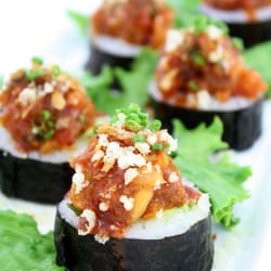 Genji - Tuna Kimchi Crunch Roll