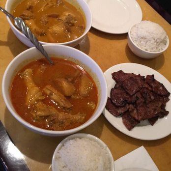Pho Mac Vietnamese Restaurant - This photo is two orders of the curry Chicken with rice also pork for appetizer one order is enough for 2 people in my opinion. - Vietnamese Near Me - Staten Island, New York Pho Mac Vietnamese Restaurant - This photo is two orders of the curry Chicken with rice also pork for appetizer one order is enough for 2 people in my opinion. - Vietnamese Near Me - Staten Island, New York