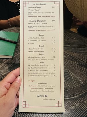 Menu photo 1 The Good Life Solvang, CA Menu photo 1 The Good Life Solvang, CA