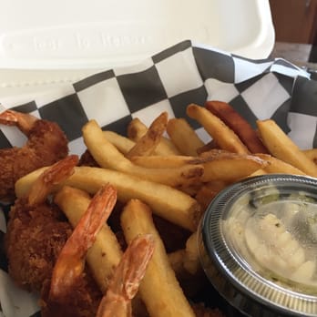 Capt E's Hurricane Grill & Bar - Shrimp, fries and pasta salad - Bars Near Me - Saxis, Virginia Capt E's Hurricane Grill & Bar - Shrimp, fries and pasta salad - Bars Near Me - Saxis, Virginia