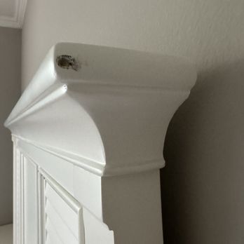 Ocean Moving And Storage - Damage to headboard - Movers Near Me Ocean Moving And Storage - Damage to headboard - Movers Near Me