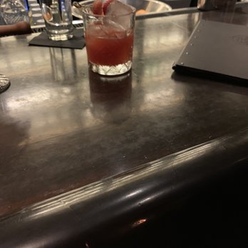 Wink & Nod - Strawberry purée cocktail can't remember the name - Cocktail Bars Near Me - Boston, Massachusetts Wink & Nod - Strawberry purée cocktail can't remember the name - Cocktail Bars Near Me - Boston, Massachusetts
