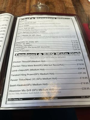 Menu photo 2 Obsession of India Glasgow, GLG Menu photo 2 Obsession of India Glasgow, GLG