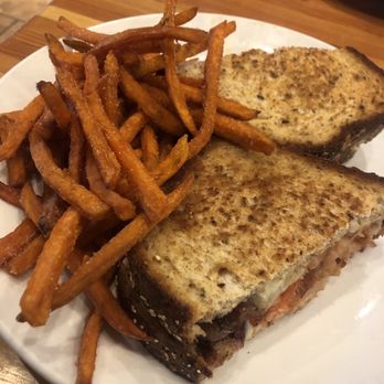 Granite City Food & Brewery - Turkey Overlake Sandwich with Sweet Potato Fries - American Near Me - Eagan, Minnesota