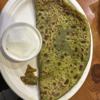 Delhiwala Chaat Restaurant - Hara bhara paratha - Indian Near Me - Sunnyvale, California