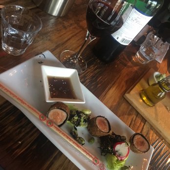 Humphrey's Restaurants - Salmon seaweed rollups - Modern European Near Me - Amsterdam, New Hampshire