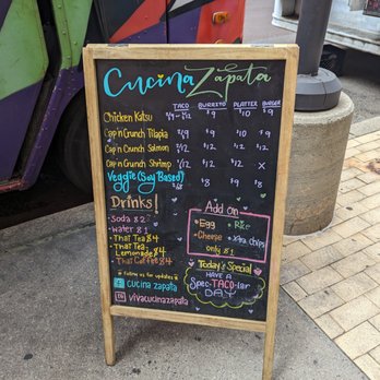 Cucina Zapata - menu - Food Stands Near Me - Philadelphia, Pennsylvania