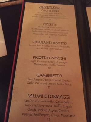 Menu photo 5 CIBO Fort Myers, FL Menu photo 5 CIBO Fort Myers, FL
