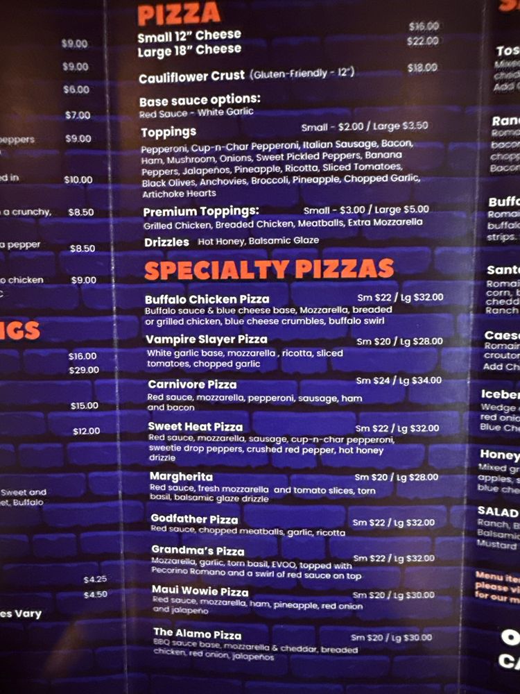 Food from Georgios Pizza