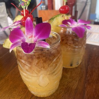Sandy's Beach Shack - Sandy's famous Mai Tai - Cocktail Bars Near Me - Huntington Beach, California