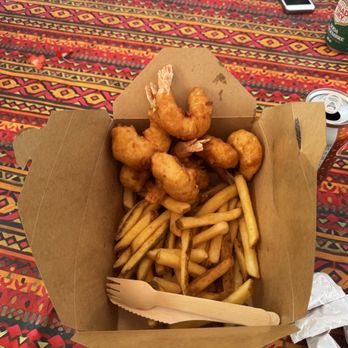 Unkels Street Eats - Fried Cajun shrimp and fries - Food Trucks Near Me