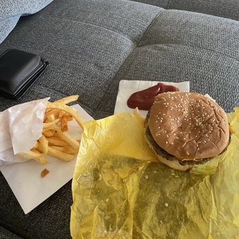 Yellow Basket - Cheese burger and fries. - American Near Me - Menifee, California Yellow Basket - Cheese burger and fries. - American Near Me - Menifee, California