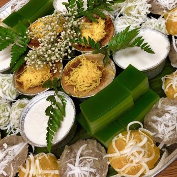 Khao Nom - Dessert Platter: ordered in advanced for an event, such a beautiful arrangement! - Desserts Near Me - Elmhurst, New York
