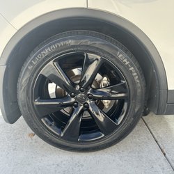 Spec-Wheels of America - The wheels after Spec-Wheels repaired the curb rash and then powder coated them