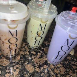 lavender earl grey with sea salt foam, matcha, taro :) lavender earl grey with sea salt foam, matcha, taro :)