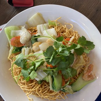 Pho Koi - Pan fried seafood & vegetables w/ crispy noodles. - Vietnamese Near Me - Corona, California Pho Koi - Pan fried seafood & vegetables w/ crispy noodles. - Vietnamese Near Me - Corona, California
