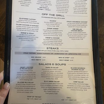 Blu Restaurant & Bar - Menu - Seafood Near Me - Junction City, Kansas Blu Restaurant & Bar - Menu - Seafood Near Me - Junction City, Kansas