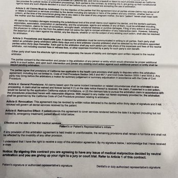 Steven M Goldy, DDS - Binding arbitration agreement - General Dentistry Near Me - Beverly Hills, California Steven M Goldy, DDS - Binding arbitration agreement - General Dentistry Near Me - Beverly Hills, California