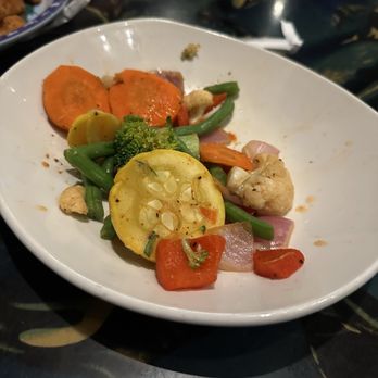 Rainforest Cafe - Side veggies (wish it was more, looks sad and small) - American Near Me - Sunrise, Florida Rainforest Cafe - Side veggies (wish it was more, looks sad and small) - American Near Me - Sunrise, Florida