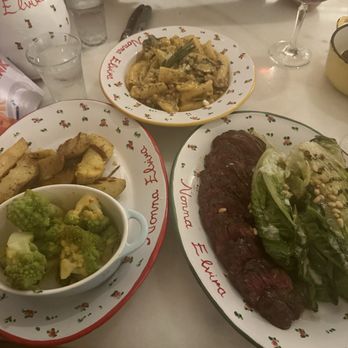 Elvira - The hangar steak with sides - Italian Near Me - San Diego, California Elvira - The hangar steak with sides - Italian Near Me - San Diego, California