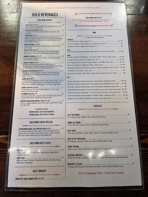 Menu photo 8 Bold Monk Brewing Atlanta, GA