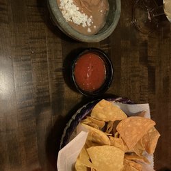 Casa Tequila’s - Chips bean dip salsa