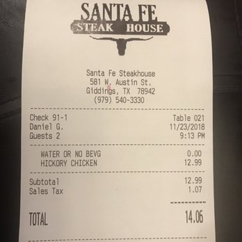 Santa Fe Steakhouse - Steakhouses Near Me - Giddings, Texas Santa Fe Steakhouse - Steakhouses Near Me - Giddings, Texas