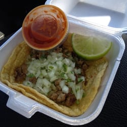 La Mexicana - Carne asada taco, made by "Papa."  It was great.