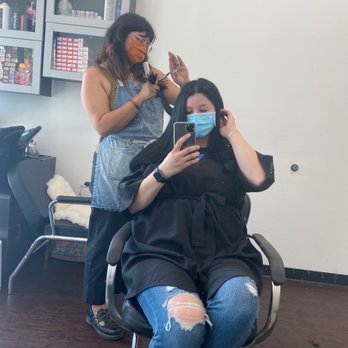 CHCH Studio - Julie working her magic - Hair Stylists Near Me - Claremont, California