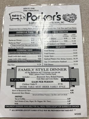 Parker's Barbecue by null