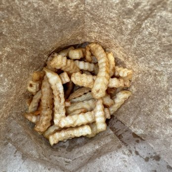 Ahn's Quarter Pound Burger - A bag of fries - Burgers Near Me - Oakland, California