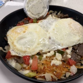 Lester's Diner - El Greco Skillet - Diners Near Me - Fort Lauderdale, Florida