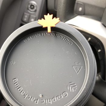 Massapequa Perk - Cute little leaf stopper to keep my coffee hot - Coffee & Tea Near Me - Massapequa Park, New York