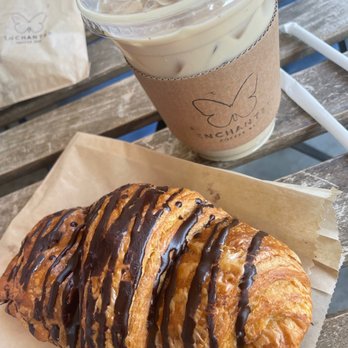 Enchanted Coffee Bar - Chocolate Croissant Honey Oat Latte - Coffee & Tea Near Me - La Mirada, California Enchanted Coffee Bar - Chocolate Croissant Honey Oat Latte - Coffee & Tea Near Me - La Mirada, California