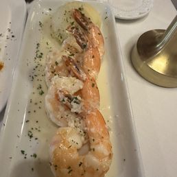 Shrimp over mashed potatoes-so delicious!!! Shrimp over mashed potatoes-so delicious!!!