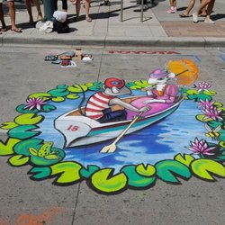 Hand Painted Signs & Murals By Amy - Denver Chalk Art Festival 2017 'Stuart Little' by Amy