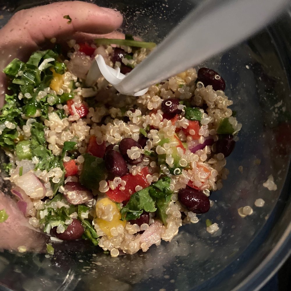 Vida Juice - Quinoa Black Bean Composed Salad - Desserts Near Me - Long Beach, California Vida Juice - Quinoa Black Bean Composed Salad - Desserts Near Me - Long Beach, California