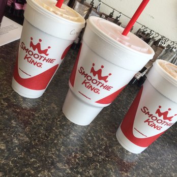 Smoothie King - Small cinnamon latte, Medium yogurt delite and small almond mocha. Saturday at the salon...Work Flow! - Juice Bars & Smoothies Near Me - Boerne, Texas