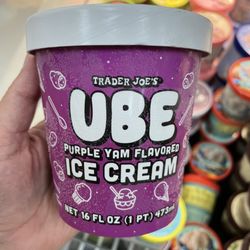 Trader Joe's - UBE purple yam flavored ice cream