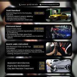 JIN'S Autocare - Detailing services offered