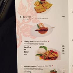 Lai Thai Restaurang - Meny